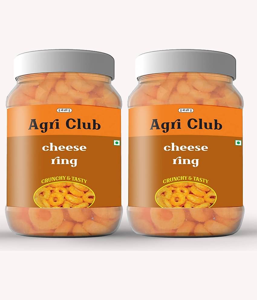 Agri Club Cheese Ring Puff 200gm pack of 2 (Each 100gm)