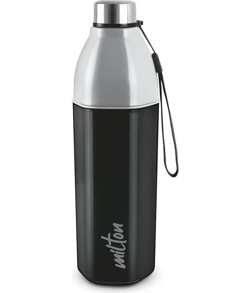 Milton Kool Hexone 600 Insulated Water Bottle, 465 ml, Black