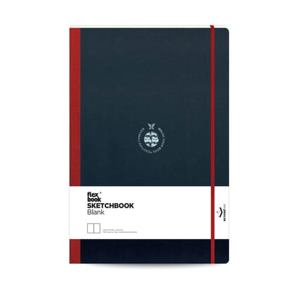 Flexbook | Flex Global | Sketchbook | Red | Blank | Large