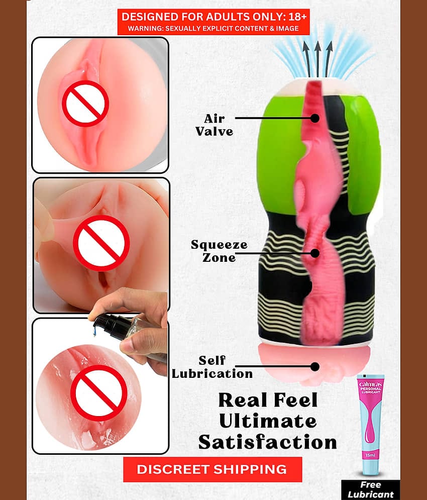 Best Male Stroker with Realistic Soft Silicon Vagina Masturbator Cup Sex Toys for Men Secret Pocket Pussy Masturbation sleeve with Free Lube – Naughty Nights