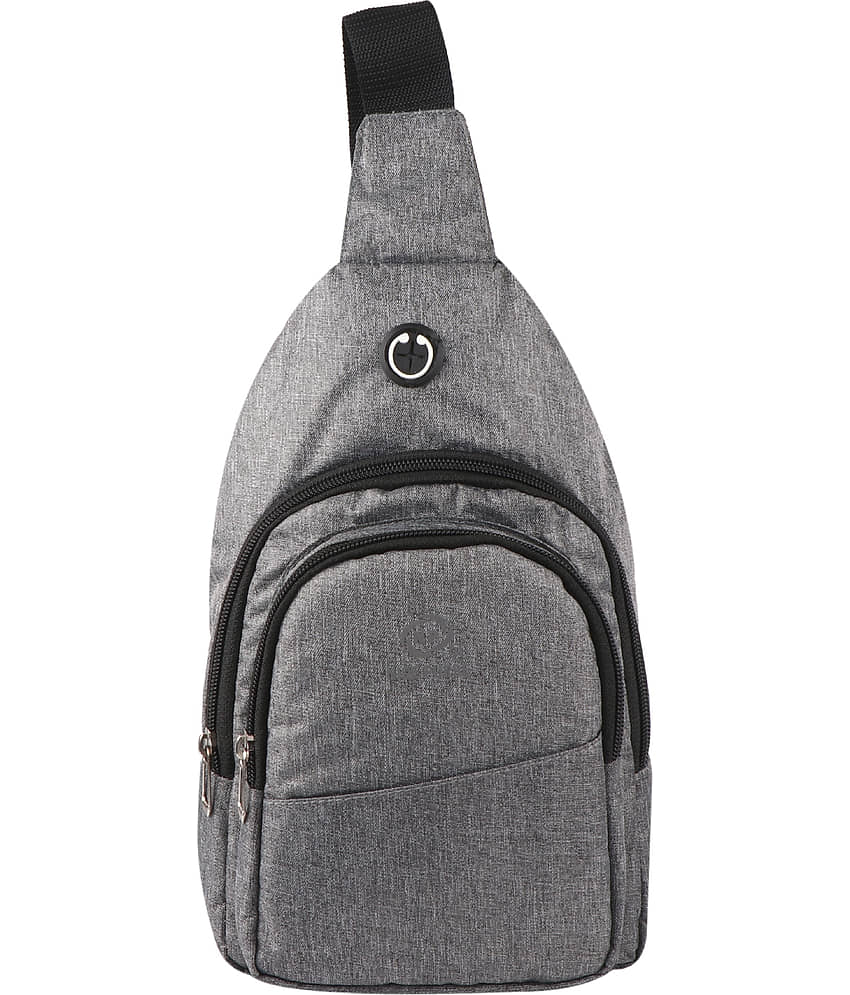 Nice Purse Khaki Solid Messenger Bag