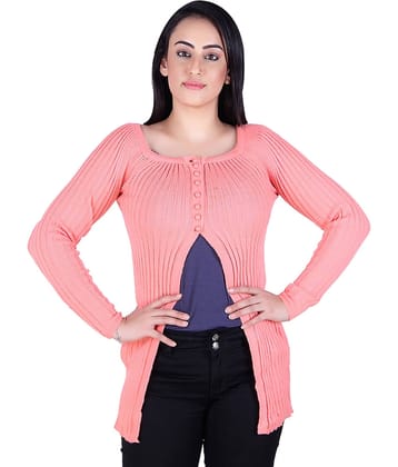 Ogarti Woollen Shrugs - Peach