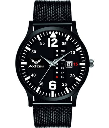 Axton AXT004 Black Strap Silicon Analog Men's Watch