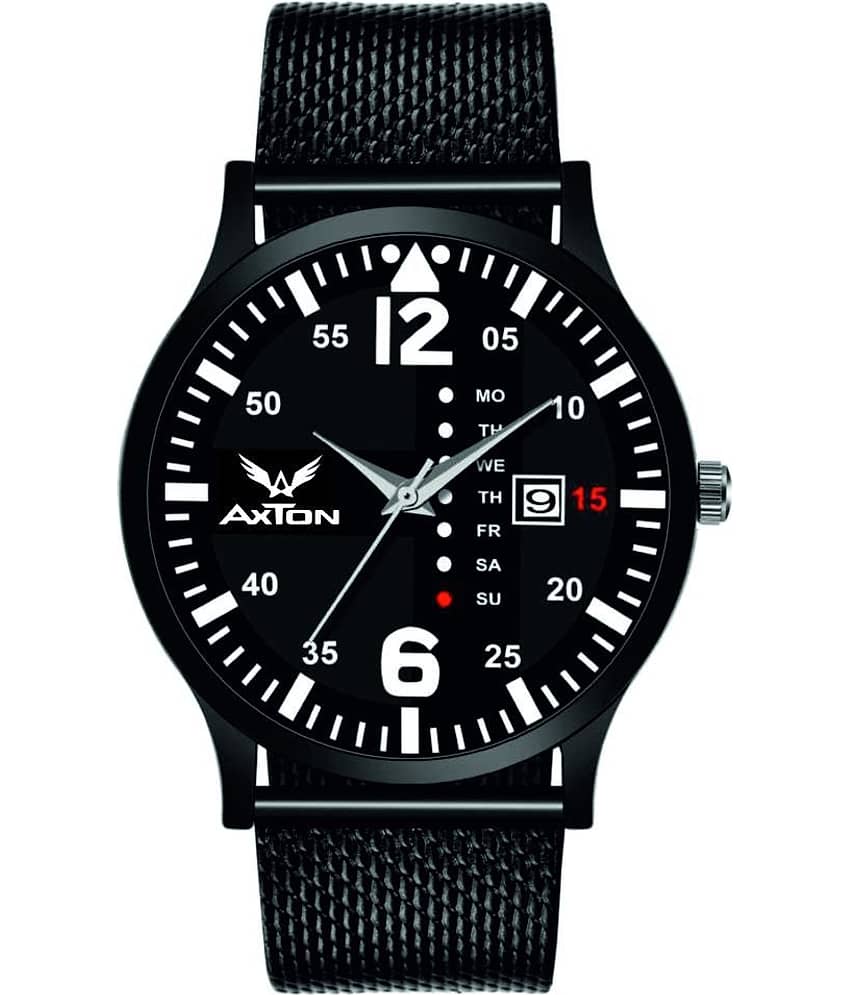 Axton AXT004 Black Strap Silicon Analog Men's Watch