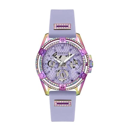 Guess Ladies 40 mm Purple Dial Multi-function Watch - GW0536L4-Purple