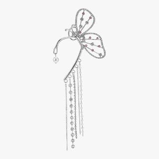 Butterfly Long Cuff Korean-Style Earrings