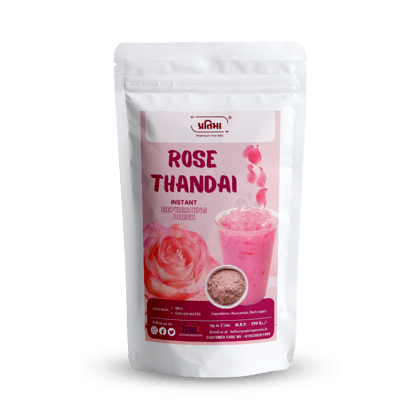 Rose Thandai  Refreshing Rose Drink Mix (150gm)