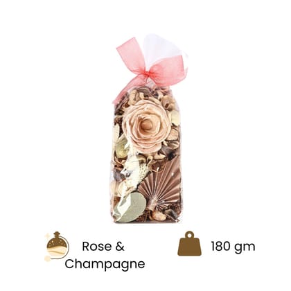 Rose and Champagne Scented Potpourri for Home Dcor