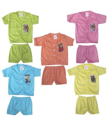 kaseera Stylish and Trendy kids Top and Bottom Set - (Pack of 5)