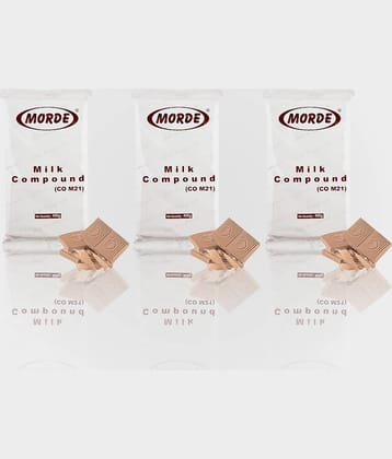 Morde Milk Chocolate Compound Slab (CO-M21) Milk Chocolate 400 g