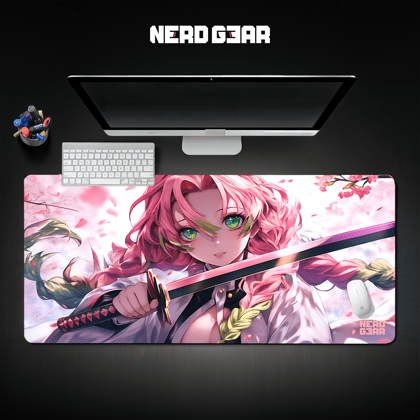 Demon Slayer Mitsuri Nerdmat-28 x 60 cm / Unstiched