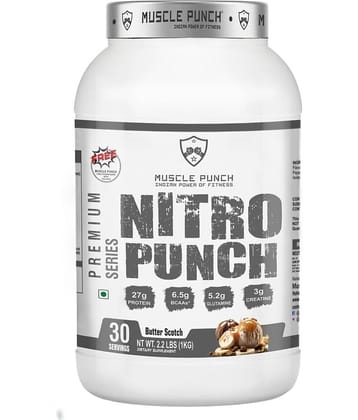 Muscle Punch | Nitro Punch 100% Whey Isolate – CREATINE LOADED 1 kg