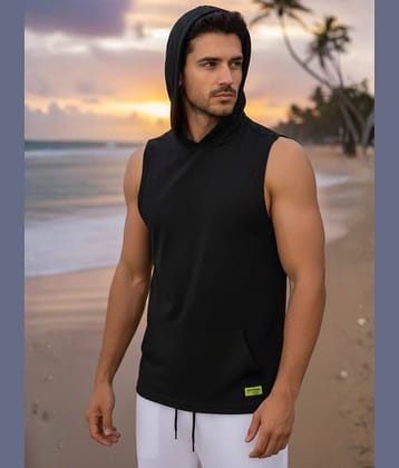 Rigo Men Cotton Regular Fit Solid T-Shirt ( Black )