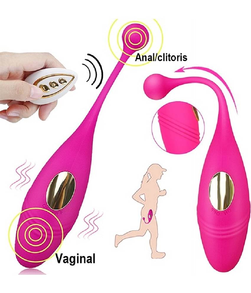 WIRELESS REMOTE CONTROLLED FISH SHAPED VIBRATING EGG IN 10 VIBRATION MODES WITH USB CHARGING OPTION SEX TOY FOR WOMEN  (LOW PRICE)