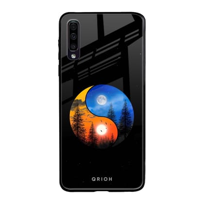 Yin Yang Balance Glass Case for Samsung Galaxy A70
