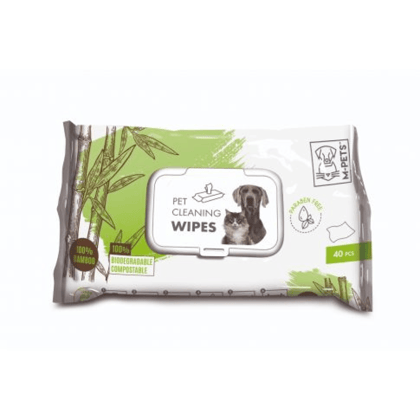 M Pets Bamboo Cleaning Wipes for Dogs and Cats M Pets Bamboo Cleaning Wipes for Dogs and Cats - 40pcs