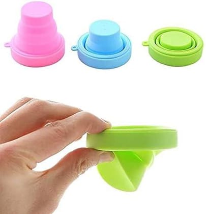 Estoreshouses Silicone Folding Camping Cup