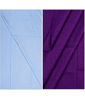 KUNDAN SULZ GWALIOR Multi Cotton Blend Unstitched Shirt pc