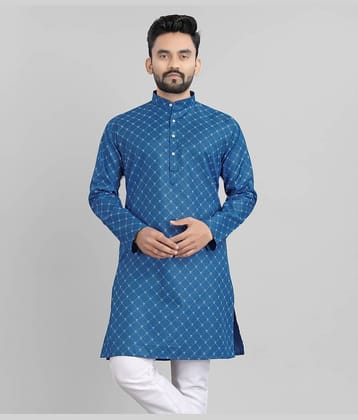 Nofilter Maroon Cotton Blend Men's Regular Kurta ( Pack of 1 )