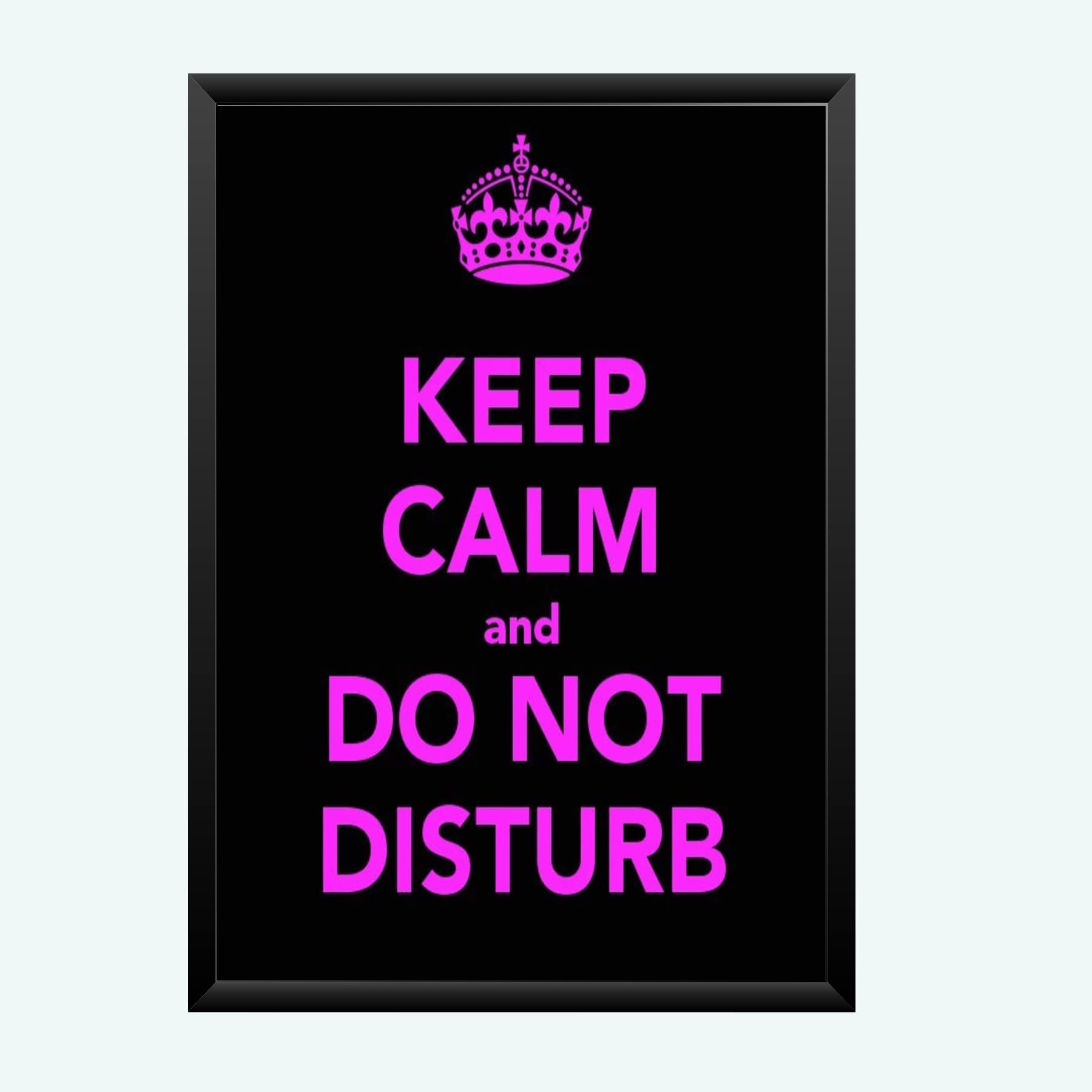 NOKKES Do Not Disturb Wall Photo Frame For India Love And Wall Decoration Wall Photo Frame Size 8X12 Inch_6