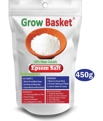 Epsom Salt for Plants | 100% Natural  Fertilizer | Improves Growth, Flowering & Greening | Safe for All Garden Plants |