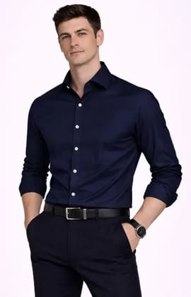 Navy Blue Formal Shirt