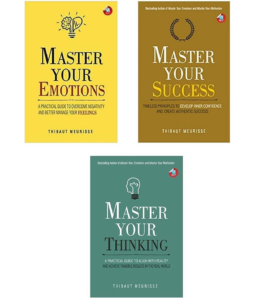 ( Mastery Series Book 3 Pack ) Master Your Emotions & Master Your Thinking & Master Your Success  1 January 2021 -- Paperback ( Thibaut Meurisse)