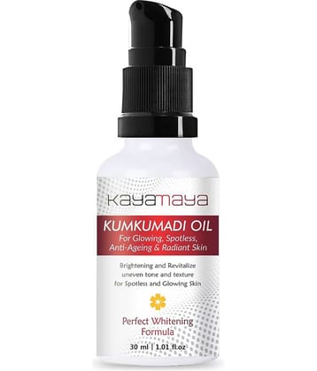 Kumkumadi Oil with Saffron and a Combination of 9 Oils, for Skin Lightening, Improving Texture
