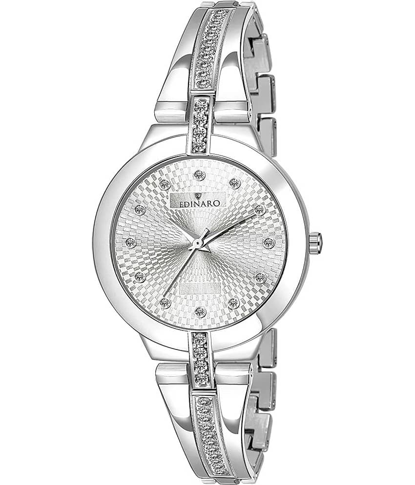 EDINARO Stainless Steel Round Womens Watch