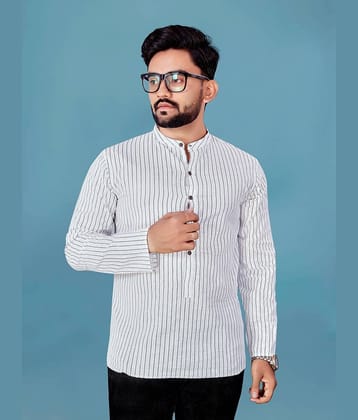 allan peter Grey Cotton Men's Regular Kurta ( Pack of 1 )