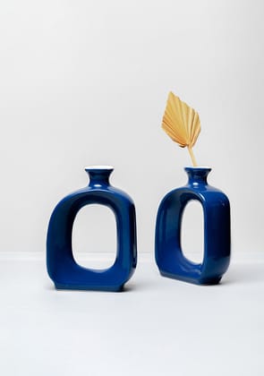 Dense Blue Vase