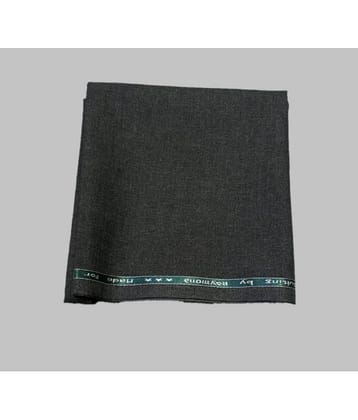 Raymond - Dark Grey Polyester Blend Men's Unstitched Pant Piece ( Pack of 1 )