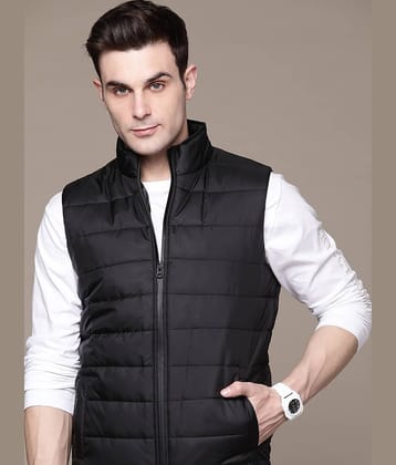 PLUS PARADISE Polyester Men's Puffer Jacket - Black ( Pack of 1 )