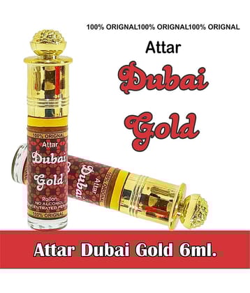 INDRA SUGANDH BHANDAR Attar Dubai Gold UAE Perfume Oil 6ml Rollon Pack