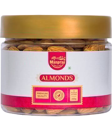 MANPRAS Premium Almond 250Gm (Pack of 1)