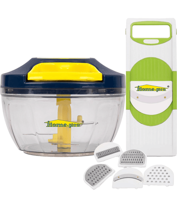 HomePro - Multicolor Plastic Mannual Chopper 450 ml ( Pack of 2 )