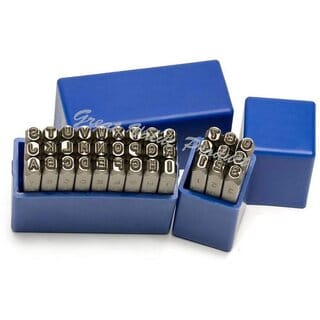 Scorpion Size 18 3mm Steel Die Metal Stamping Kit Punch Tool Number Letter