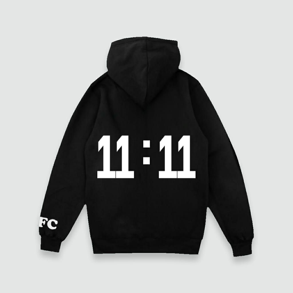 11:11 Hoodie-S / Black