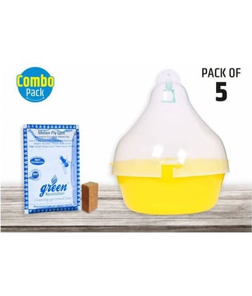Pack of 5 McPhail Melon Fruit Fly Pheromone Trap for all Vegetable Crops