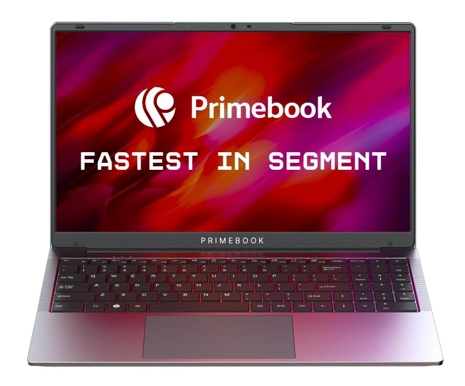 Primebook 2 Max 2025 (New Launch) | 8GB RAM, 256GB UFS Storage | 15.6-Inch Full HD IPS Display | 12hrs Battery | MediaTek Helio G99 | Android 15 (PrimeOS 3.0) | Backlit Keyboard | in-Built AI (Gray)