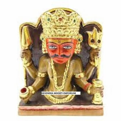 Marble Beautiful Multicolour Nakoda Ji Statue, Home
