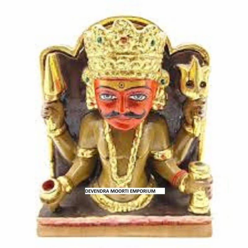 Marble Beautiful Multicolour Nakoda Ji Statue, Home