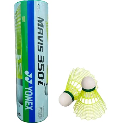 Yonex Mavis 350i Nylon Shuttlecocks (Colour - GREEN YELLOW) by Total Sporting And Fitness Solutions Pvt Ltd Yonex Mavis 350i Nylon Shuttlecocks (Colour - GREEN YELLOW) by Total Sporting And Fitness Solutions Pvt Ltd