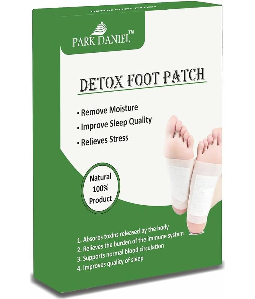 Park Daniel Detox Foot 10 Patches, Pain Free Foot Pads Pack 1 Foot Patches