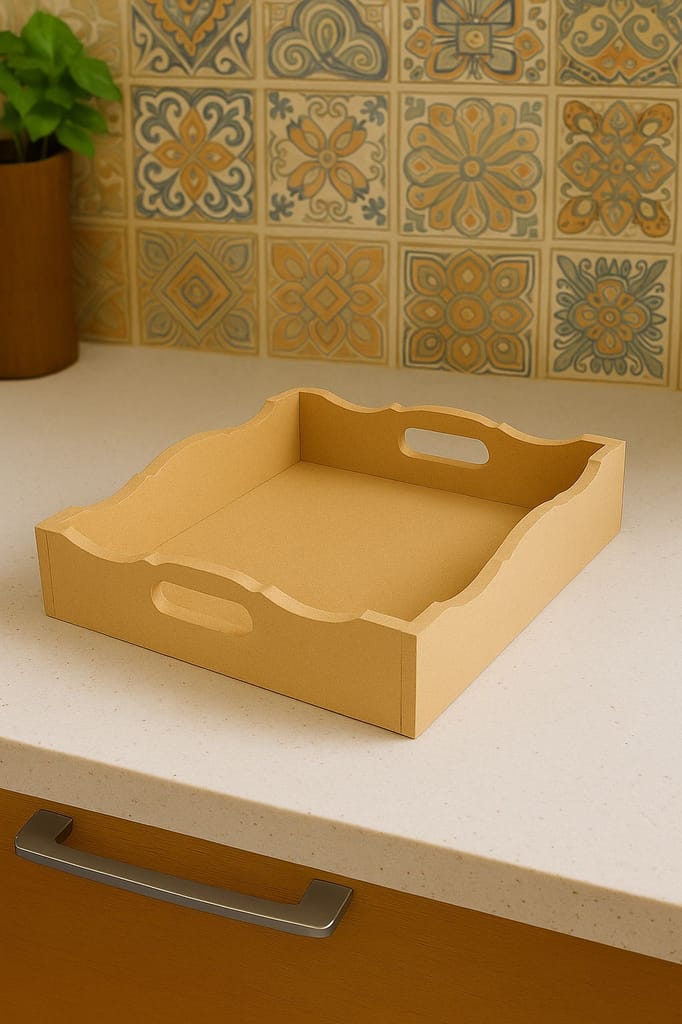 Dbeautify's DIY Decorative MDF Serving Tray