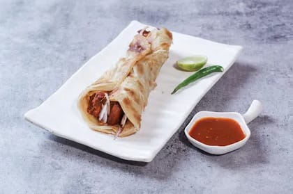Chicken Kathi Kebab Roll