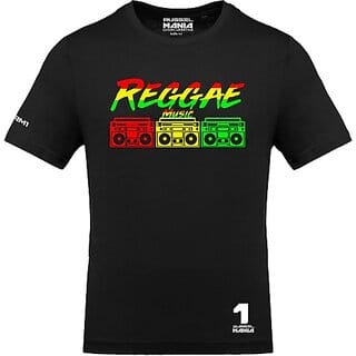 FastB Men Printed, Typography Round Neck Black T-Shirt