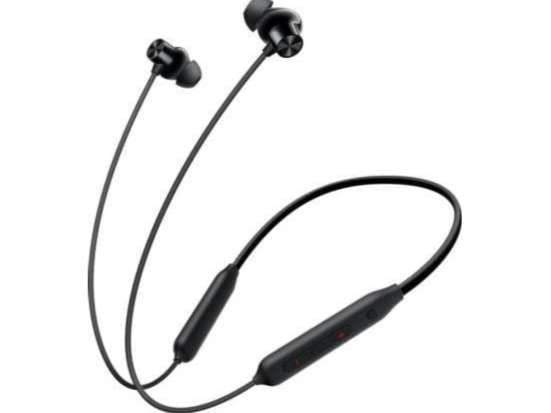 OnePlus Bullets Wireless Z2 ANC Bluetooth in Ear Earphones with Mic, 45dB Hybrid ANC, Bombastic Bass - 12.4 mm Drivers, 10 Mins Charge - Booming Black