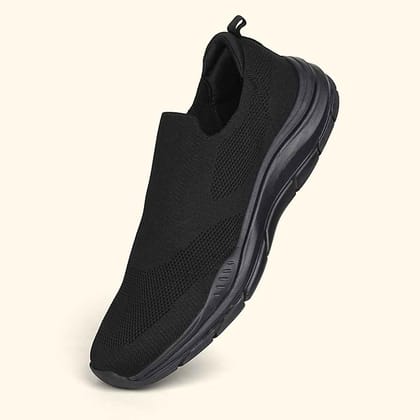 Beech Big Size Sneakers for Men-Classic Black / 12