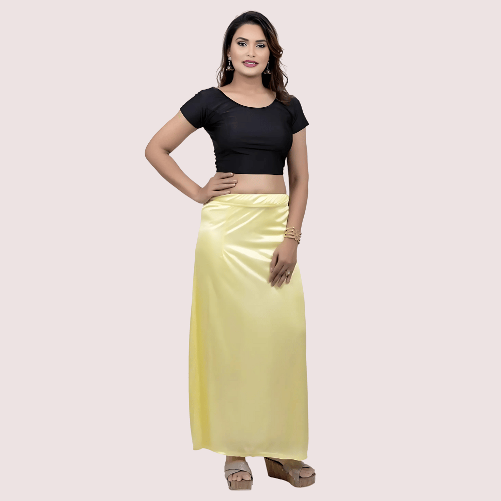 Indian Saree's Slip for Ladies Silk Underskirt - Sarees | Buy online on ZillyBuy